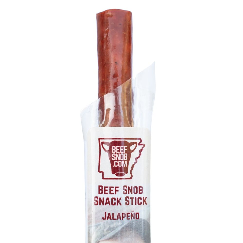 Beef Snob Snack Sticks — Jalapeno (Box of 20)