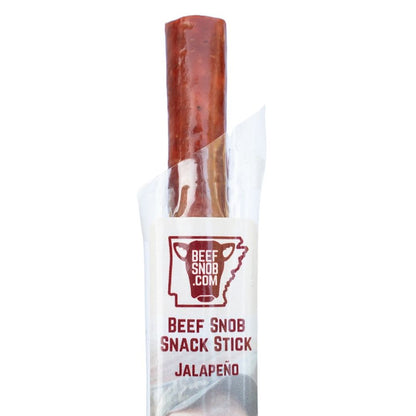 Beef Snob Snack Sticks — Jalapeno (Box of 20)