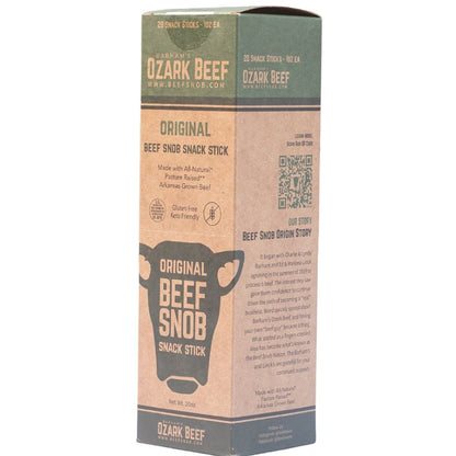 Beef Snob Snack Sticks — Original (Box of 20)