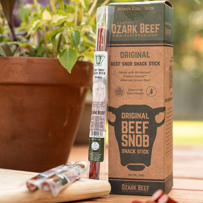 Beef Snob Snack Sticks — Original (Box of 20)
